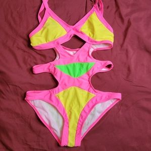 Neon swimsuit